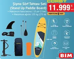 CORBY ŞİŞME SÖRF TAHTASI SETİ CORBY ŞİŞME SÖRF TAHTASI SETİ